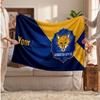 Leicester City Personalized Fleece Blanket With Football Logo, Custom Name Text Soft Warm Home Throw Blanket