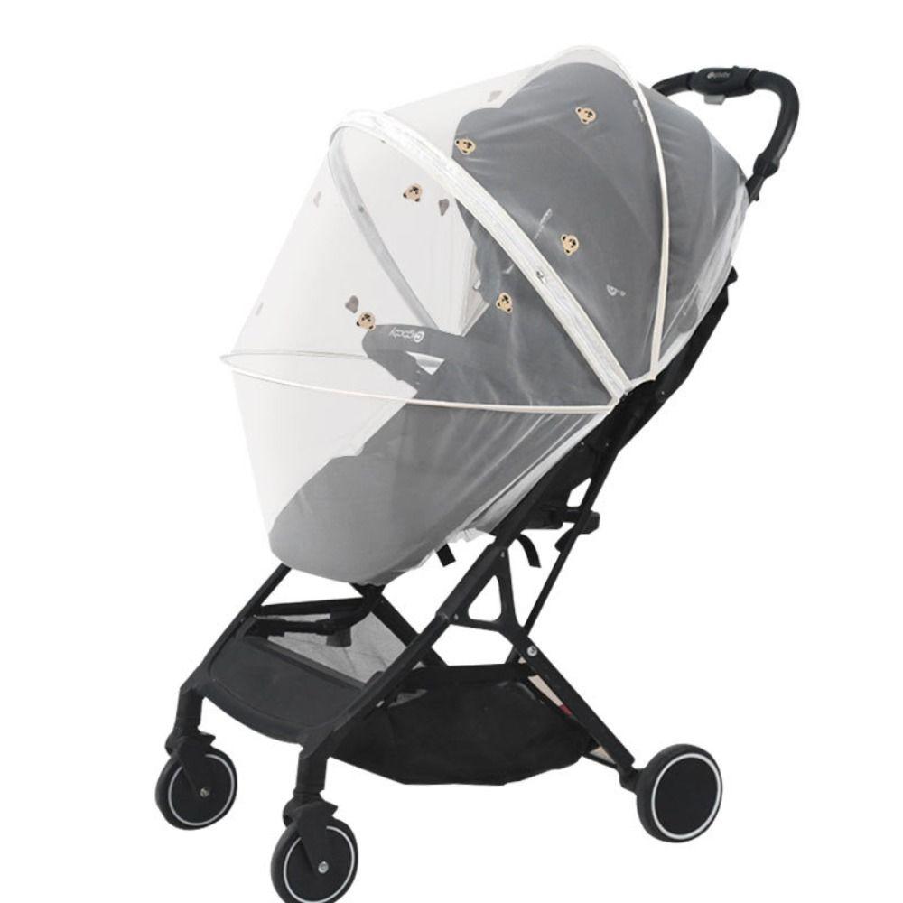 Full Coverage Baby Stroller Mosquito Net with Zipper Baby Bug Cover  Accessories