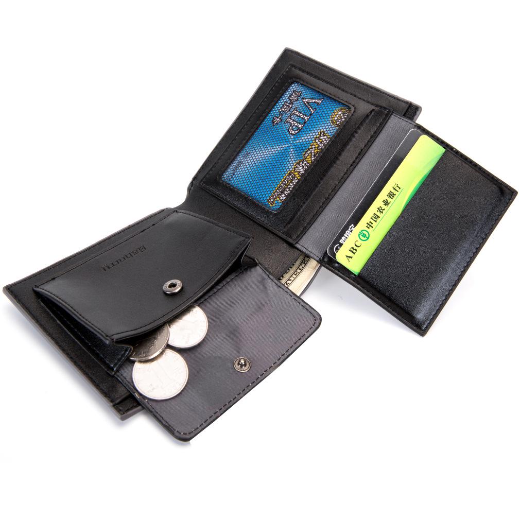 Herren Vintage Kreditkartenetui mit Blockierung von RFID, Leder, Unisex, Sicherheitsinformationen, Aluminium