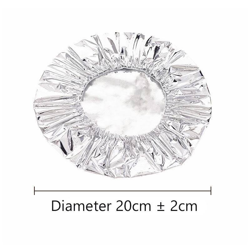 20/100Pcs Repeatable Aluminum Foil Insulation Covers - Eco-Friendly Kitchen Food Covers For Bowls & Dishes Storage For Kitchen