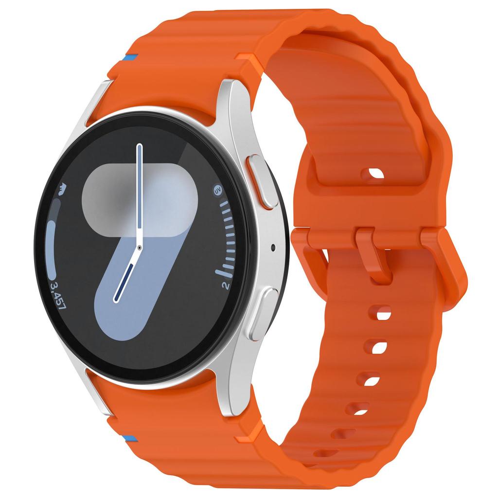 Compatible Silicone Strap with Colorful Buckle for Samsung Galaxy Watch7/FE/6/5/4