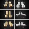 Adjustable Adapter Bathroom Faucet Shower Replace Part Solid Brass Wall Mounted Width Replacement Angle Valve Accessories
