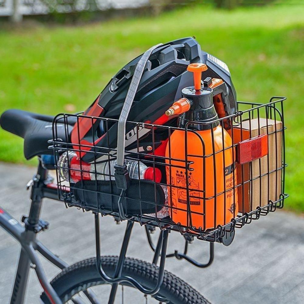 Portapacchi Posteriore Robusto per Mountain Bike Zaino da Ciclismo per Trasporto Accessori per Biciclette Pieghevoli per Bambini