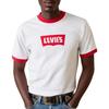 Levis Beyoncé Collaboration SS25 Logo Print Contrast Ribbed Collar Loose Short Sleeve T-Shirt Men T-Shirts 004AU-0001