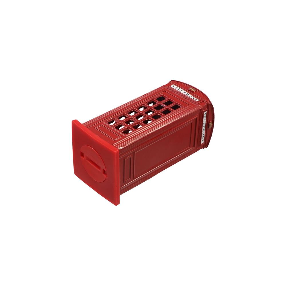 Telephone Booth Shape Telephone Booth Piggy Bank Crafts Retro Coin Box  Desktop
