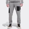 Adidas Originals Fssweatp Sports Lifestyle Series Color Block Design Comfortable Breathable Casual Knitted Sports Pants Men Pants Gray FM2239