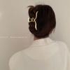 High-End Metal Butterfly Hair Clip for Women - Large, Elegant 2024 Style Shark Clip