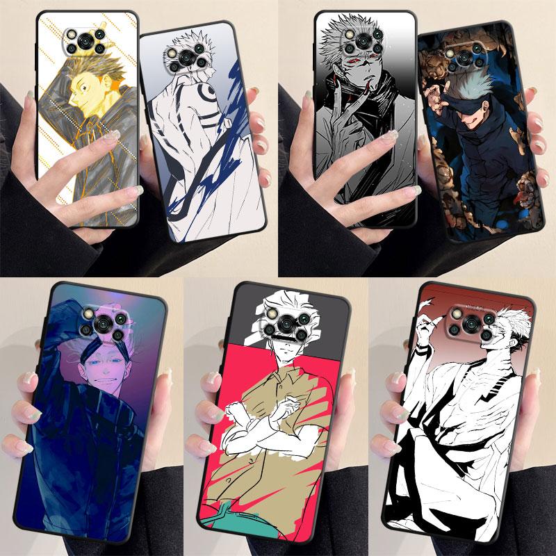 

Чехол для телефона Jujutsu Kaisen Gojo Satoru Wolf для Samsung Galaxy S23 S22 S20 S21 Note 20 Ultra 10 Plus 8 9, мягкий чехол из ТПУ