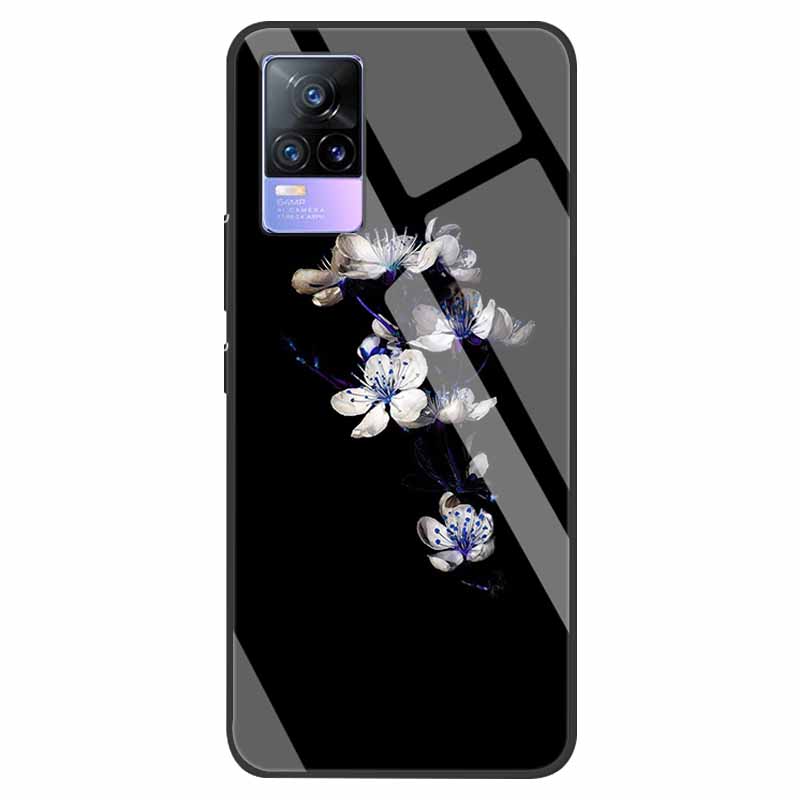 For VivoV21 5G Tempered Glass Case for Vivo V21 5G Soft Bumper Hard Funda For Vivo X60 Pro Global Phone Case X60 5G 2021 Cover