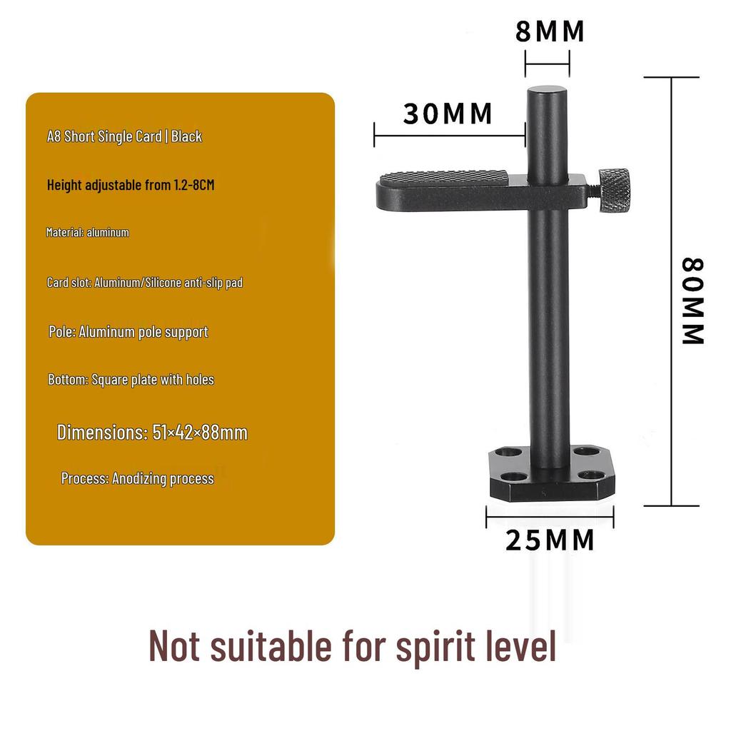 Graphics Card Support Bracket: Full Aluminum Alloy, Vertical Magnetic Base, Anti-Deformation for 4080Ti Desktop PCs