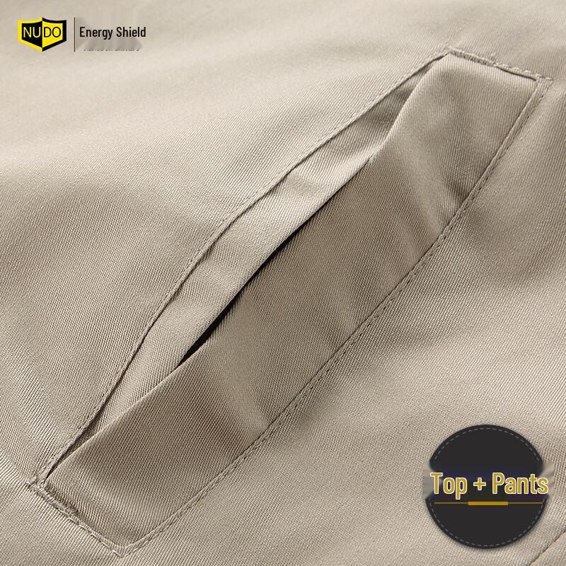 NengDun Men's Summer Short-Sleeve Work Uniform