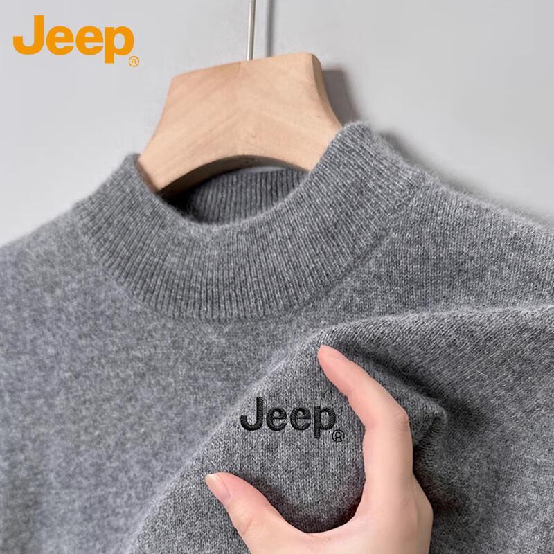 JEEP Men s Thickened Half-Turtleneck Sweater 2XL