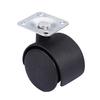 4Pcs Universal Silent Sliding Trolley Chair Wheel Furniture Casters Hardware