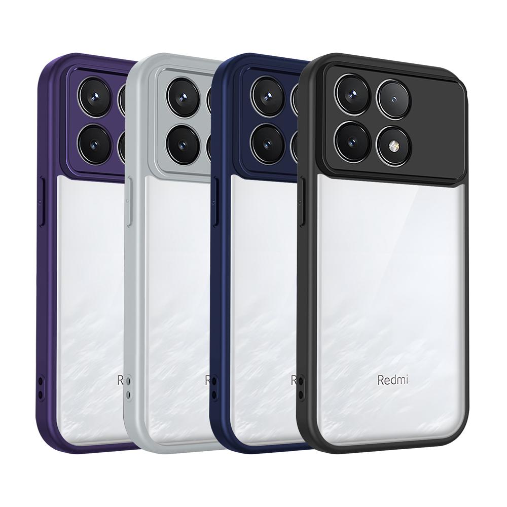 KEYSION Transparent Phone Case for Xiaomi POCO F8 Ultra Soft Silicone+PC Clear Shockproof Phone Back Cover for POCO F8 Pro