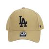 47 MVP and Brand Name MLB Los Angeles Dodgers LA Logo Street Style Unisex Stylish Baseball Cap with Velcro Khaki X Navy Cap, Men's Women's, Closure,