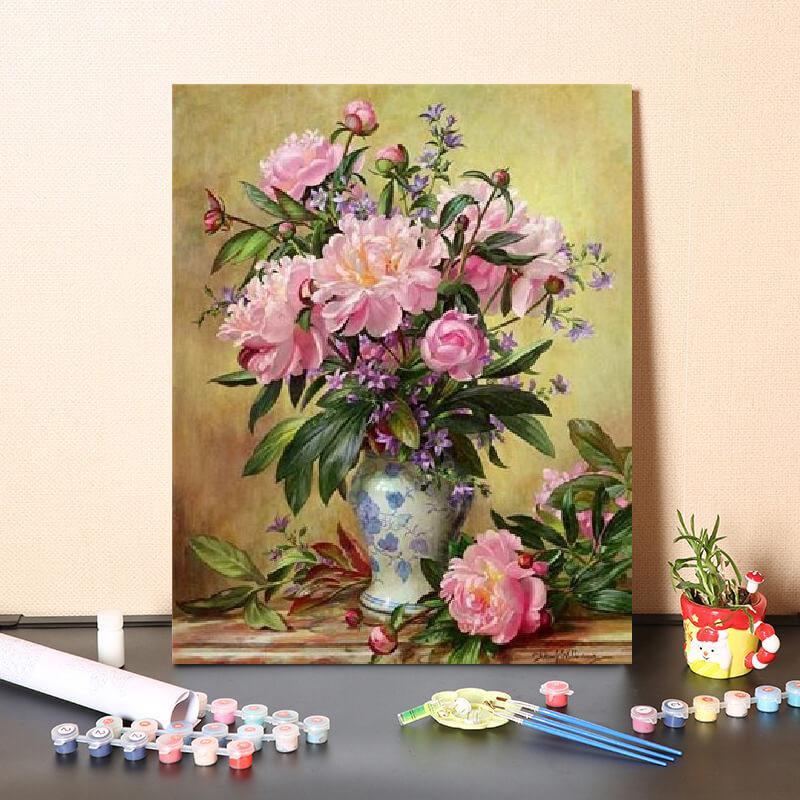 

DIY Картина по номерам Искусство Цифровая картина маслом Номера Картина маслом Украшение дома Холст 40x50cm no frame