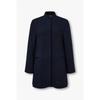 Women S Hidden Button Up Jacket Side Slit A525102514