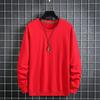 Felpa a maniche lunghe da uomo 12XL 10XL9XL Trend Felpa larga taglie forti da uomo Felpe oversize da uomo Rosso Abbigliamento da uomo