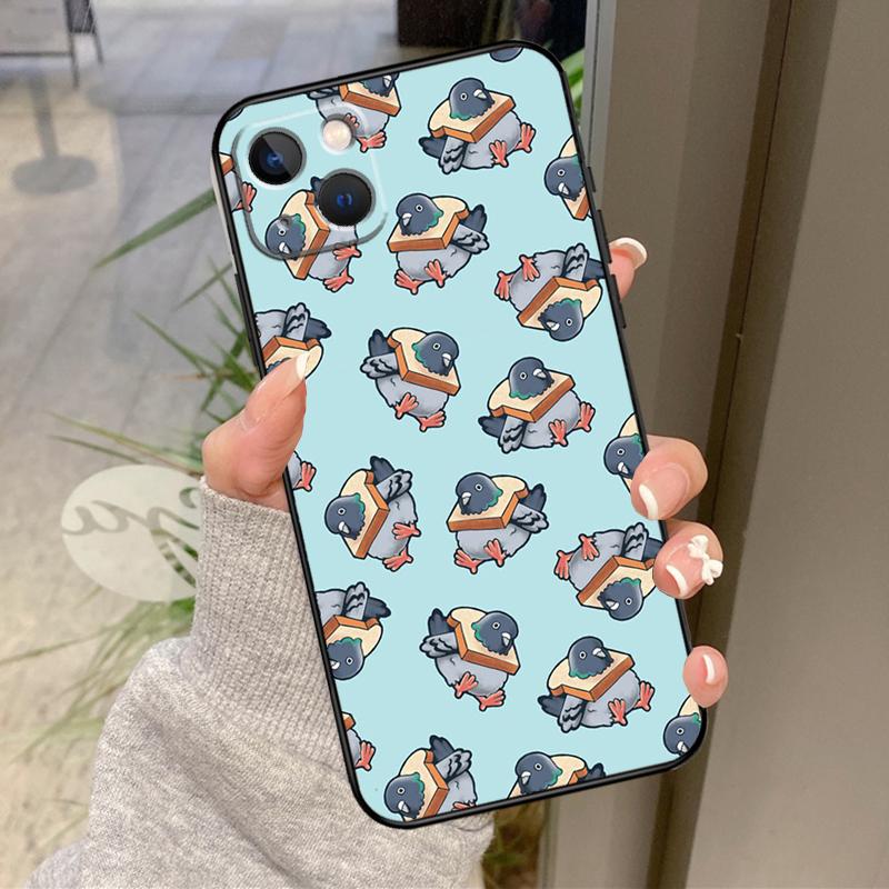 

Чехол для телефона с голубями для iPhone 11 12 13 14 15 16 Pro Max Mini X XS Max XR Plus SE2 Полностью задняя крышка iPhone 13 mini