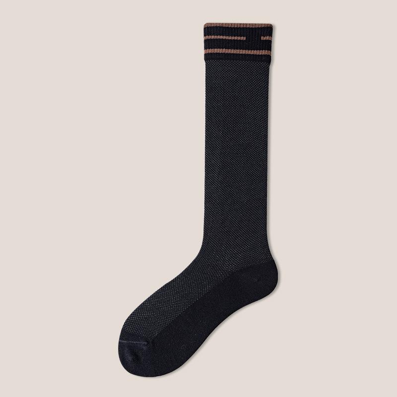 Female Spring and Summer Micro-pressure Thin Boneless Long Leg Socks
