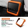 Italian Top Suede for Tesla Model 3 Highland 2025-Model Y Juniper 2025-Up Rear Screen Frame Cover Anti-Scratch Car Accessories