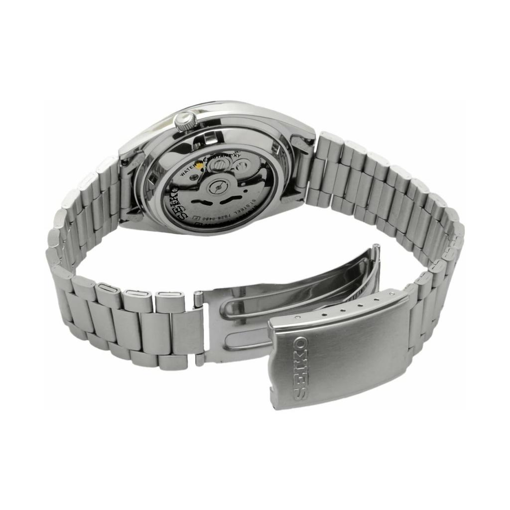 SEIKO 5 Automatic Mechanical Movement Stainless Steel Strap Watch Men's Watches Blue Dial SNXS77