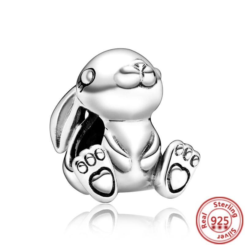 Pendentif en argent Sterling avec chiffres de la famille des chiots, breloques originales S925, cadeau pour femmes, fabrication de bijoux fins