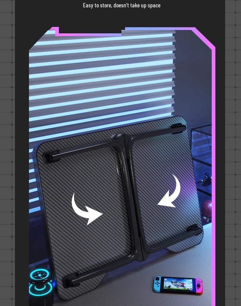 E-sports Carbon Fiber Bedside Study Table for Dorm/Bedroom