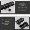 Iron Right Angle Pivot Hinge Set For Wooden Doors Furniture Cabinets Installation With Screws Plastic Covers