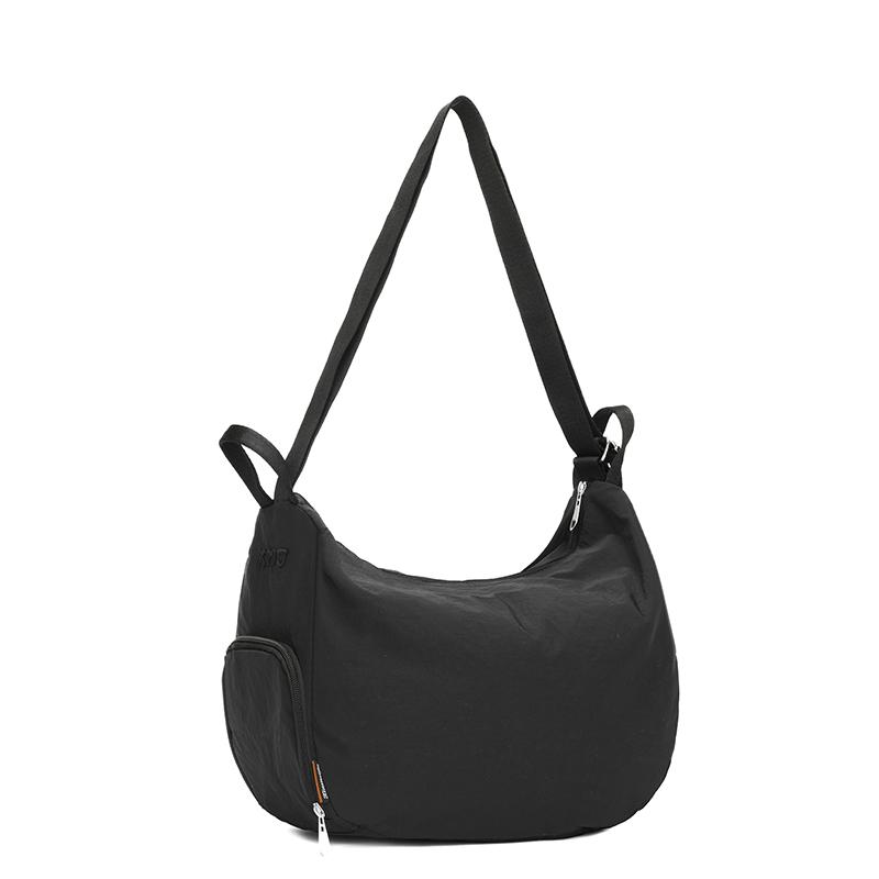 New Crossbody Bags Large Capacity Korean Simplified Shoulder Bag Lightweight Solid Color Dumpling Bag Travel