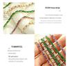 Colorful Geometric Square Chain Necklace: Women's 18K Gold-Plated Titanium Steel Choker