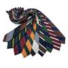 Corbata de Lujo de 8 CM para Hombre Corbata Rayas Corbatas Rayadas Para Hombre Novio Padrino Jacquard Tejido Ascot Accesorios Formales de Fiesta de Negocios