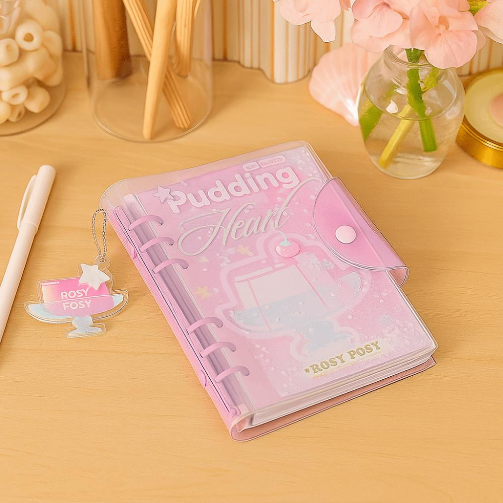 Frosty Series PVC Notebook Portable Loose-leaf Schedule Book Creative Diary Book  Student