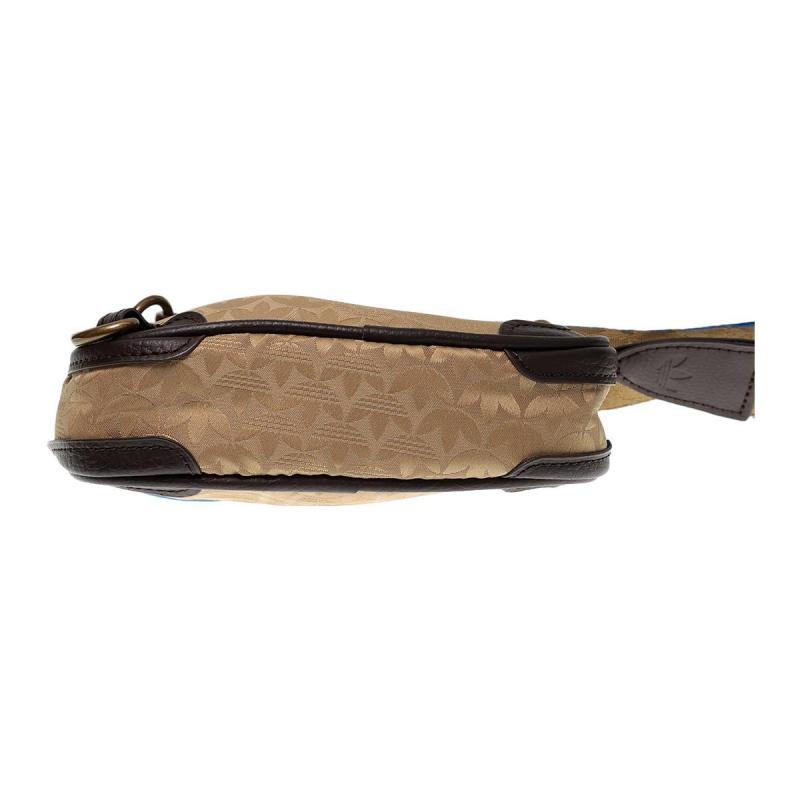 Adidas Originals Polyester Sports Bag Shoulder Bag Crossbody Bag Regular Unisex Brown Adidas H49621