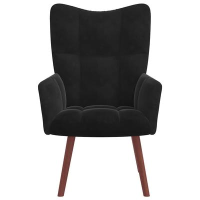 Relax Armchair Black Velvet
