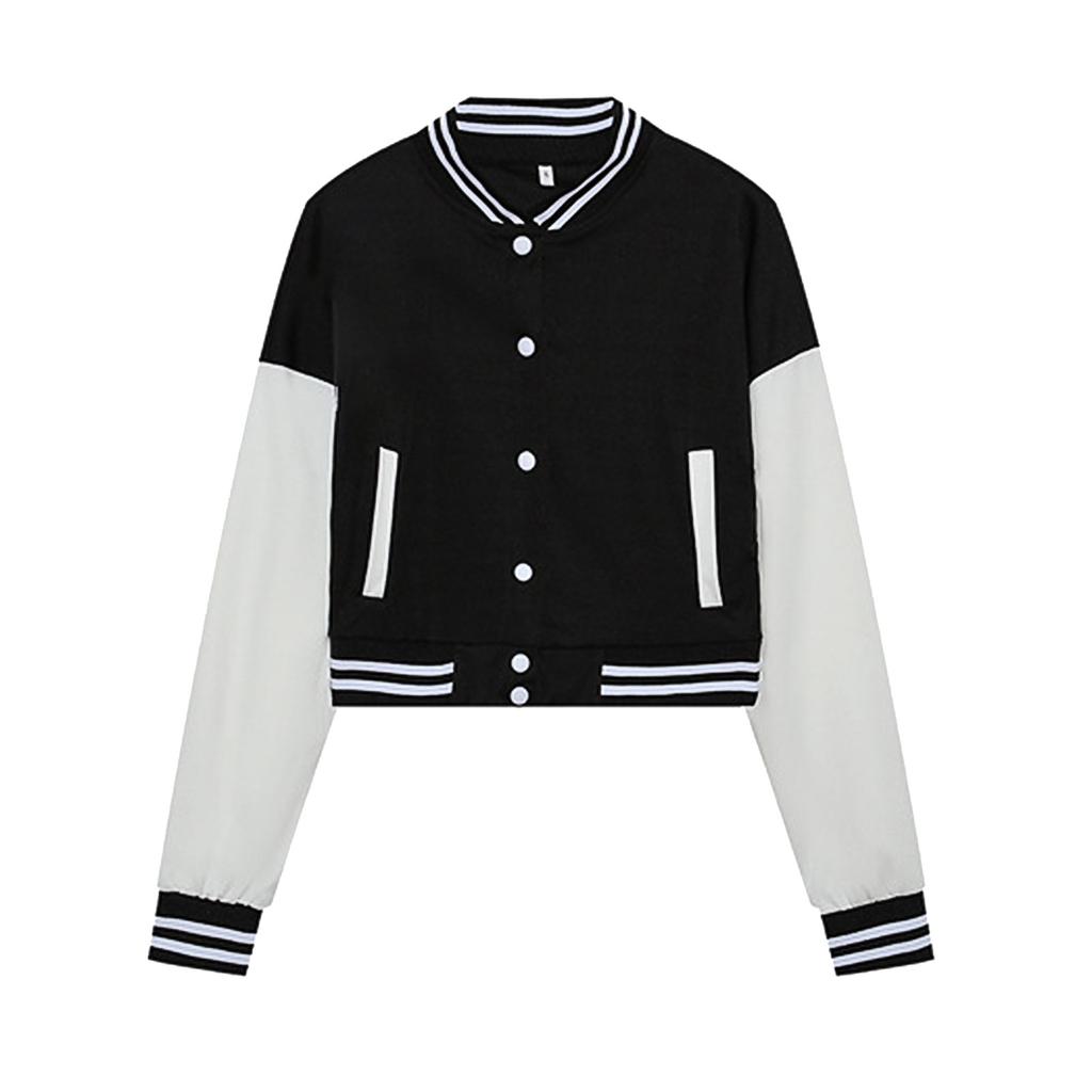 Damen Einfarbige Kurzjacke Einreihiger Anzug Kurzes Lässiges Schlankes Sport Zweiteiliges Set