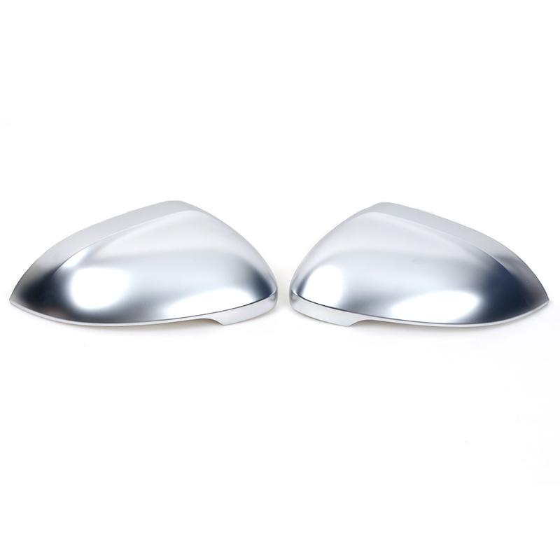 1Pair Matte Chrome Rearview Side Mirror Cover House Cap Shell Lid For Volkswagen VW Passat B8 Variant 2015 2016 2017 2018