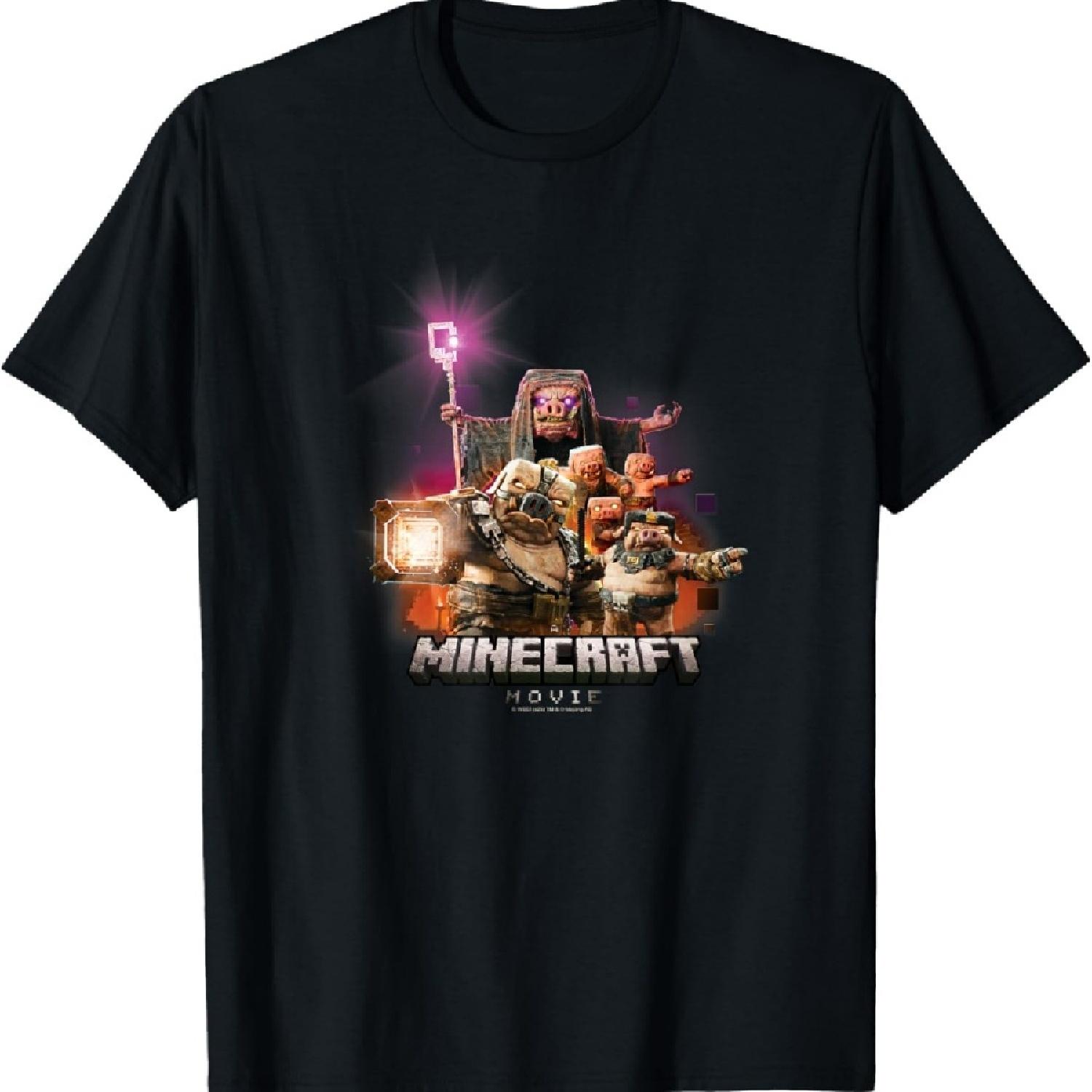 

Футболка «Фильм Майнкрафт: Пиглины атакуют Нижний мир, мобы-злодеи» XXXXXL