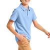 Kids Quick Dry Shirt with Collar, Class Uniform T-Shirt for Boys and Girls