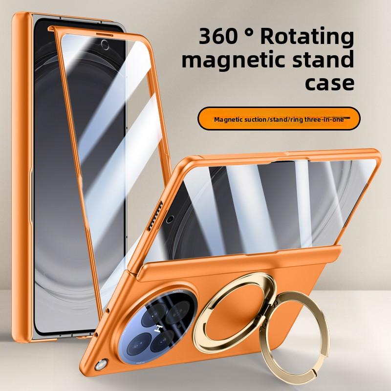 For OPPO Find N6 Case Luxury Hard Magsafe Ring Stand Magnetic Protective Back Cover Case For Find N6 N 6 Full Cover Phone Shell