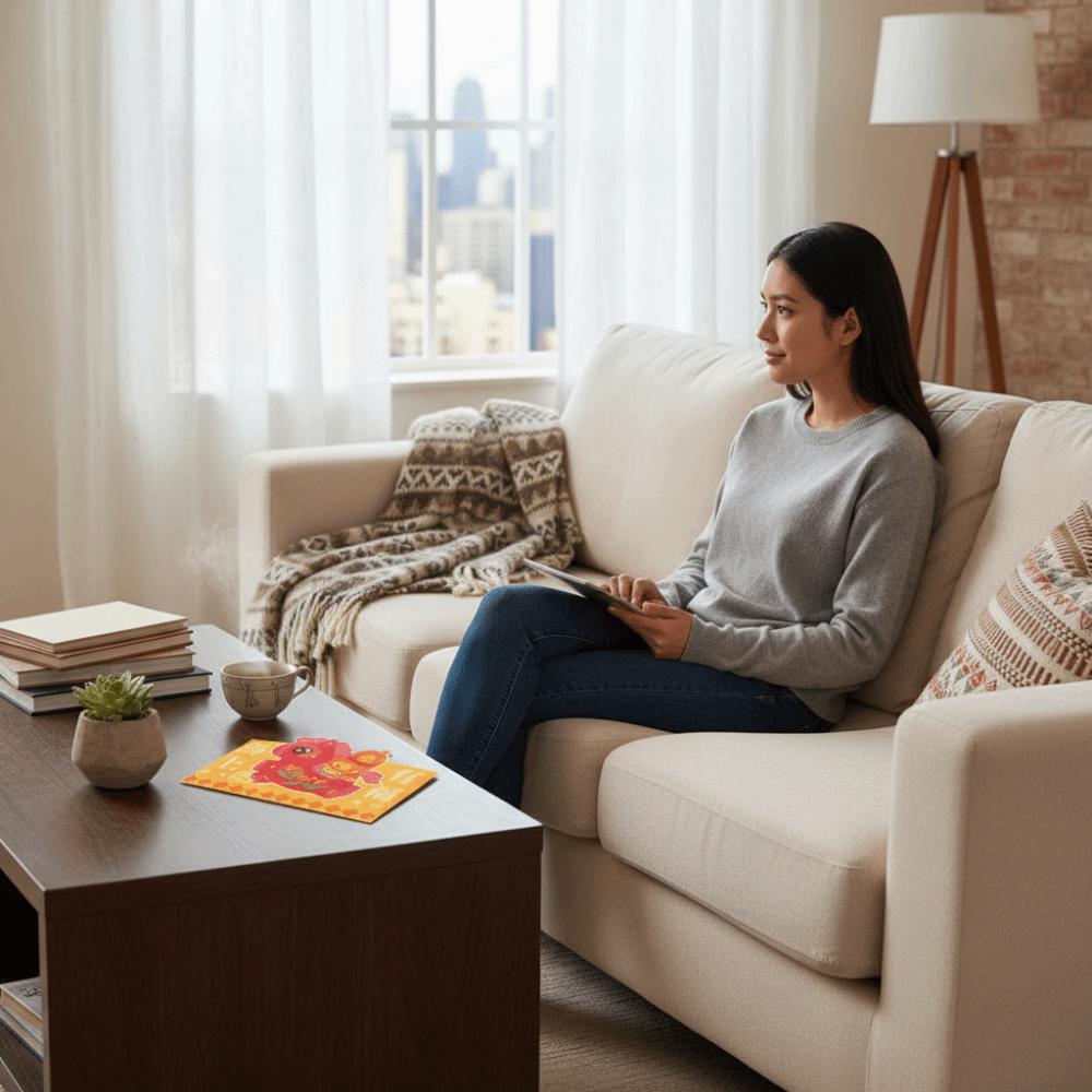 4Pcs Paper 2026 Horse Year Red Envelope Cartoon Traditional Lucky Red Pocket Blessings Printing New Year Red Envelope