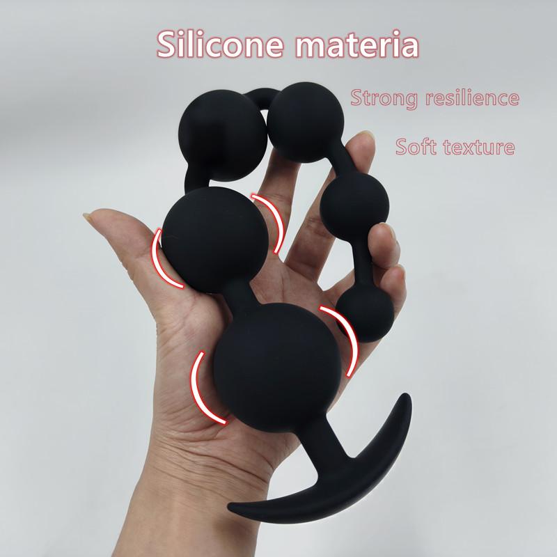 Super Long Anal Beads Anal Plug Prostate Massage Big Butt Plug Vaginal Balls Anal Stimulation Pull Bead Dildo Deep Anal sex Toy