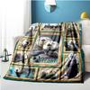 Otter Animal Customize Your Name Blanket Used For Chair Office Sofa Bed Camping Soft And Warm Giving Friends And Relatives Birthday Graduation Gift