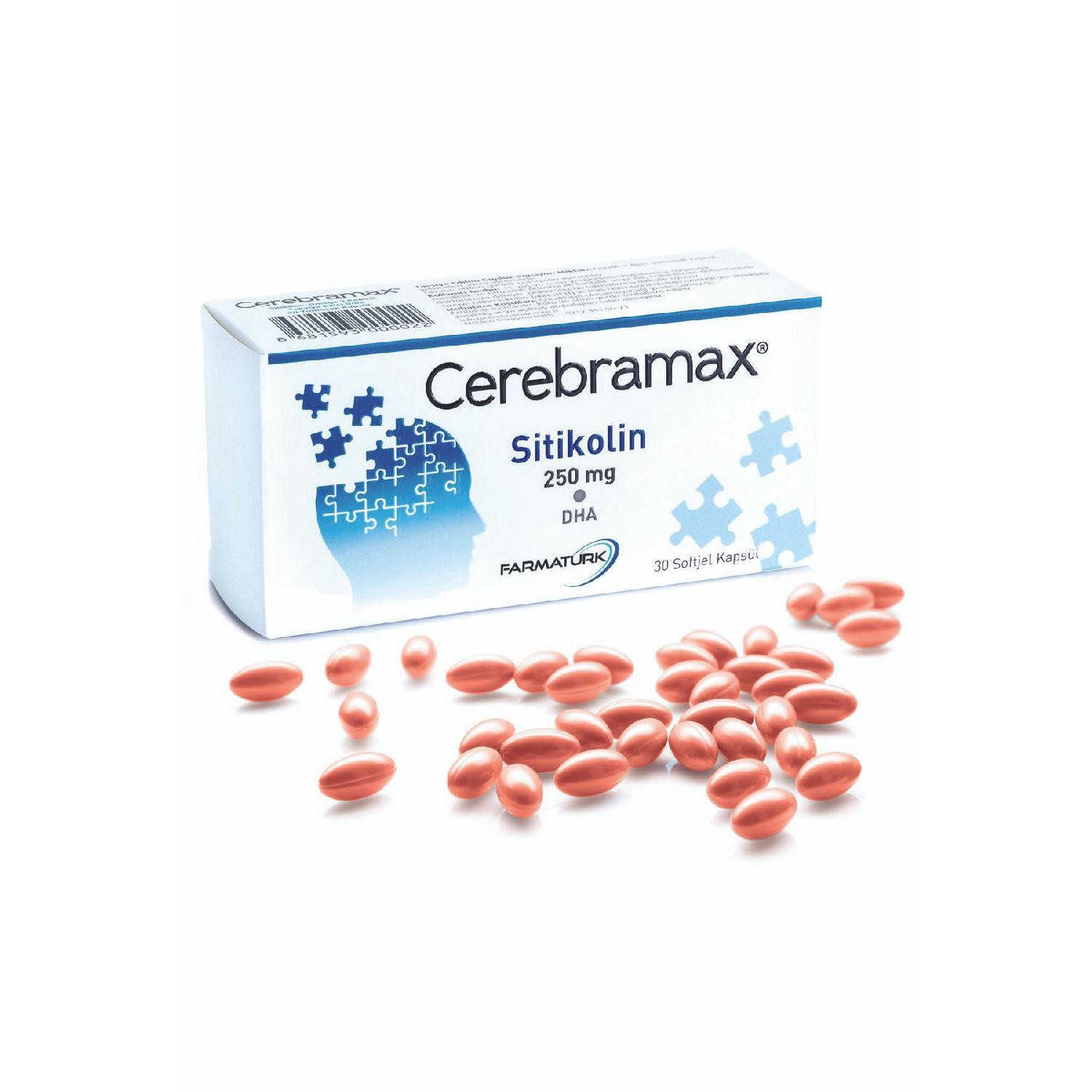 

Cerebramax 30 Capsules - Citicoline Introduction