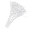 100Pcs Pearls Sticks Wearable ABS DIY Decoration Accessories for Wedding Party