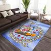 Cute Donald Duck Pattern Printed Carpets Bedroom Play Mats Rug Bedroom Decor Carpet Livingroom Rug Crawl Mat Gift Rug Potdemiel