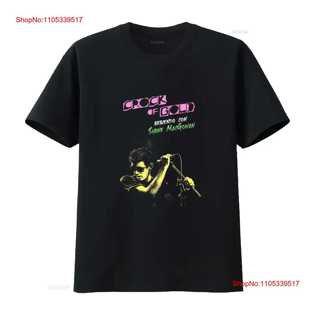 Shane MacGowan The Pogues rock n roll black T Shirt tee All sizes vintage Washed Slightly desig