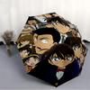 1PC Detective Conan Automatic Folding Umbrella, Automatic Folding Umbrella with 8 Ribs, Convenient for Outdoor Use  044