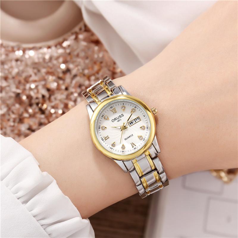 Watch Ladies Luminous Waterproof Fashion Student Bracelet Watch Women'S Calendar Quartz Watch