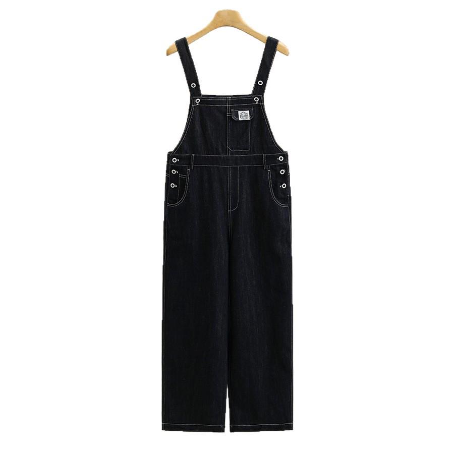 Zhang Natting Fall 2025 Women's Slimming Denim Overalls for a Youthful Look